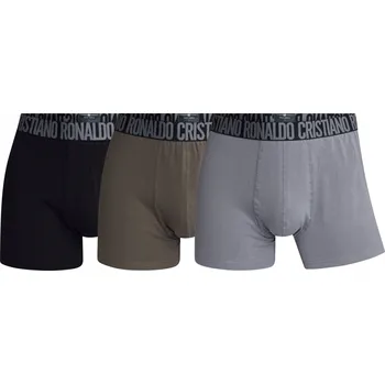 Podprsenka Pánské boxerky CR7 Basic Trunk 3 páry 709 multicolour L