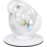 Flamingo Interaktivní hračka pro kočky Rotační kolo Dita bílé 26x26x27,5cm