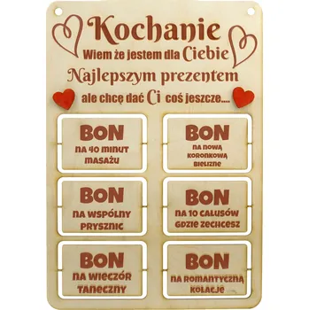 Vrták Dárek k Valentýnu s poukazem pro ni