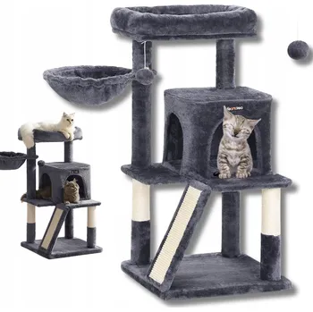 Vysoké škrabadlo, pelíšek, škrabací podložky, věž Feandrea 61 - 100 cm