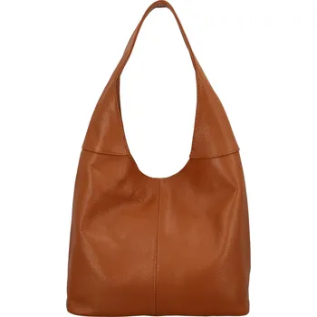 Kabelka Dámská kožená kabelka přes rameno hnědá - ItalY SkyFull hnědá
