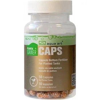 Vrták Aqua Art Planta Gainer Caps Hnojivo v Kapslích ke Kořenům pro Rostliny 50 kusů