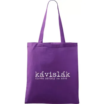 Čeština 2.0 - kávislák - Taška bavlněná - 42 x 38 cm ( Fialová )