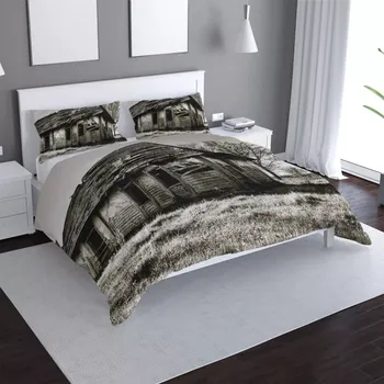 Povlečení Sablio Povlečení Starý dům - 140x200 / 90x70