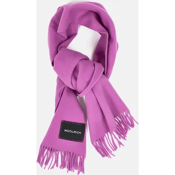 Šála ŠÁLA WOOLRICH BIG LOGO PATCH SCARF LIATRIS