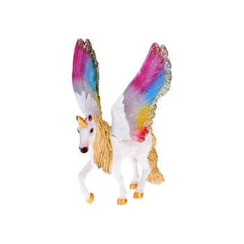 Figurka Pohádková figurka koník Jednorožec Pegas s křídly do sbírky ZA5019 univerzální