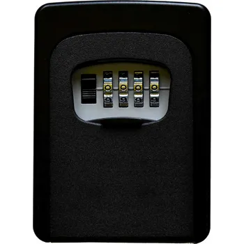 Skříňka na klíč SCHRÁNKA KAZETA NA KLÍČE NA KÓD ČERNÁ SEJF