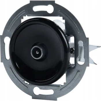 Elektrická zásuvka Anténní zásuvka nástěnná JLM černá