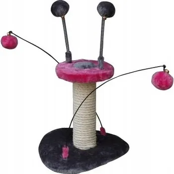 Yarro Škrabadlo Mini UFO Růžovo-šedé 23x24x25cm Y1144