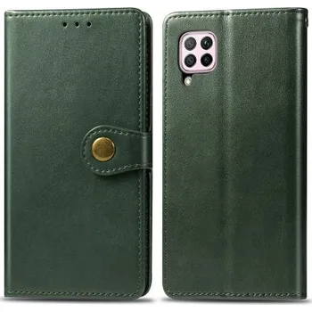 Příslušenství pro tablet VSECHNONAMOBIL 26788 LEATHER BUCKLE Peňaženkový obal Huawei P40 Lite zelený