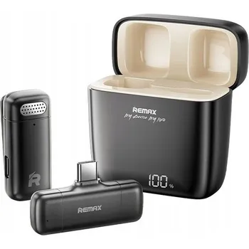 Mikrofon MIKROFON REMAX K13 S KLIPEM USB-C ČERNÝ