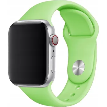 Řemínek na hodinky SVĚTLE ZELENÝ SILIKONOVÝ ŘEMÍNEK PRO APPLE WATCH 38/40/41/42 MM S10 POHODLNÝ
