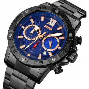 Hodinky Pánské hodinky SKMEI skm.192351c.mn náramek, chronograf, fáze měsíce