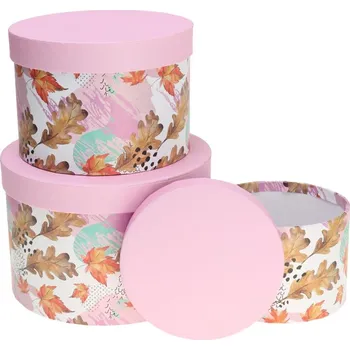 Rozette Krabice kulatá sada 3 ks