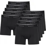 Pánské bavlněné boxerky černé MARCUS Sada 10 Kusů Velikost 3XL