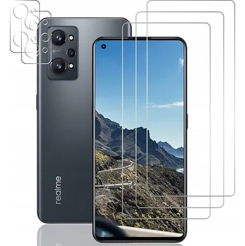 Pouzdro na mobilní telefon Sada 3 + 3 ochranných fólií na displej pro Realme GT 2 5G / tvrzené sklo