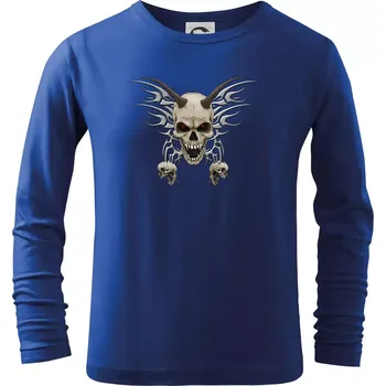 Chlapecké tričko Metal devil (Hana-creative) - Triko dětské Long Sleeve - 146 cm/10 let ( Královská modrá )