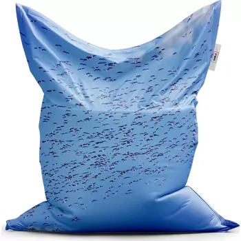 Sedací pytel Sablio Sedací vak Classic Hejno ptáků - 150x100 cm