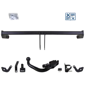 Tažné zařízení Brink tažné zařízení Odnímatelné tažné rameno zasunuté diagonálně zespodu - FORD USA EDGE