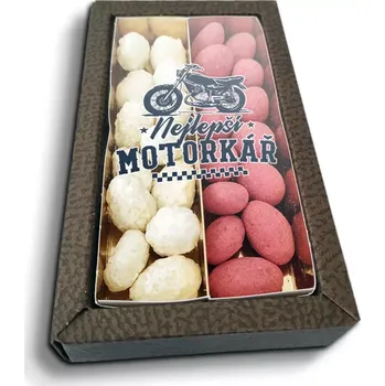 Čokoláda Sablio Mandle v čokoládě Nejlepší motorkář - 2x 80g