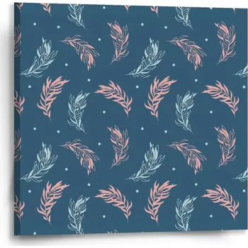 Obraz Sablio Obraz Barevná peříčka - 50x50 cm