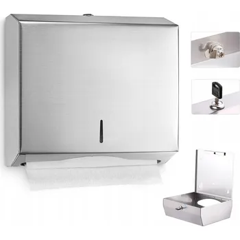 Zásobník na papírové ručníky Zásobník Dávkovač Zásobník na papírové ručníky Jumbo, nástěnný