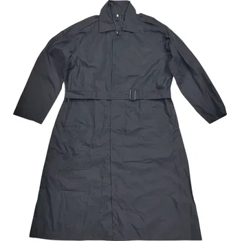 Pláštěnka ARMÁDNÍ ORIGINÁL HOLANDSKO Trenčkot plášť do deště černý Holandsko Velikost: 53 bez opasku