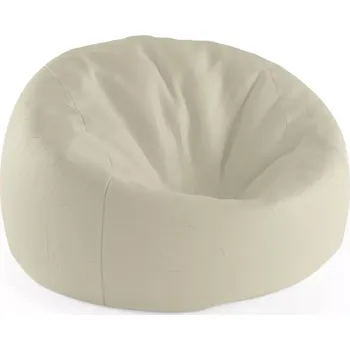 Sedací pytel Sablio Sedací vak Cocoon Bílá slonová kost - 75 x 45 x 35 cm