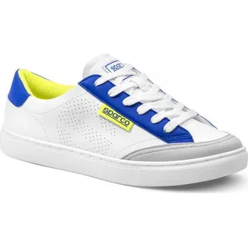 Pánské tenisky SPARCO Boty Sparco S-Time – nové barvy white, blue and yellow 45