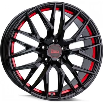 Disk MAM Alu Kola Mam Rs4 8.5X20 5X120 ET35 Black Painted Red Inside 72.6