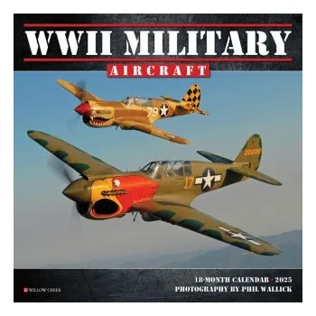 Kalendář WWII Military Aircraft 2026 7 X 7 Mini Wall Calendar (Kalendář)