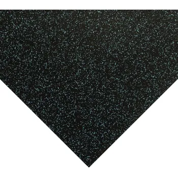 Rohožka Flomat Černo-modrá gumová podlahová deska (role) FLOMA FitFlo SM1050 - 10 m x 125 cm x 1,2 cm