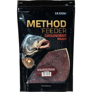 Návnadová surovina Návnada Jaxon Ready Halibut Červená 750g