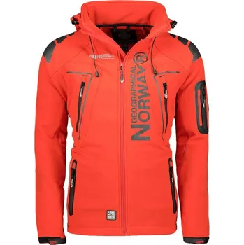 Geographical Norway pánská sportovní bunda Techno MEN 056 BS3 s nastavitelnou kapucí nepromokavá červená (WU1060H/GN) pánské L