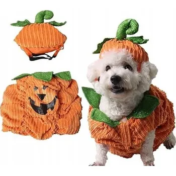 Obleček pro psa Dýně Vánoční Obleček pro Psa a Kočku Dýně Halloween Velikost M