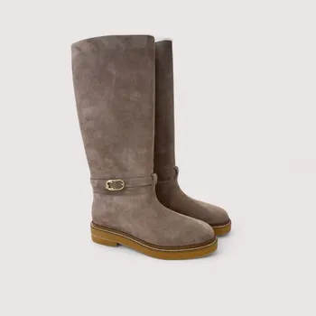 Dámská obuv C-SADDLE SUEDE BOTY COCCINELLE WARM TAUPE AW25 36