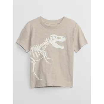 Dětská móda GAP Chlapecké Dětské tričko s potiskem Gap Béžová 80-86 (1895190)