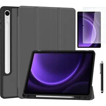 Pouzdro na tablet PENÁL + SKLO + POUZDRO DOTYKOVÉ PERO Samsung Galaxy Tab S9/S9FE/S10FE