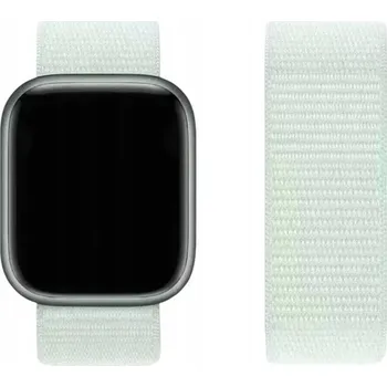 Řemínek na hodinky SVĚTLE ZELENÝ NYLONOVÝ ŘEMÍNEK PRO APPLE WATCH 38/40/41/42 MM S10