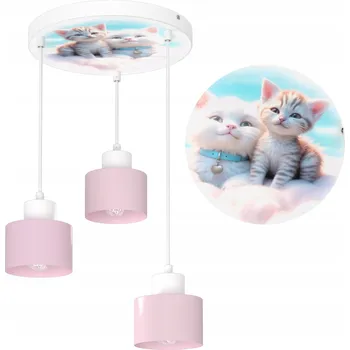 Stropní svítidlo Moonlight E17 růžové