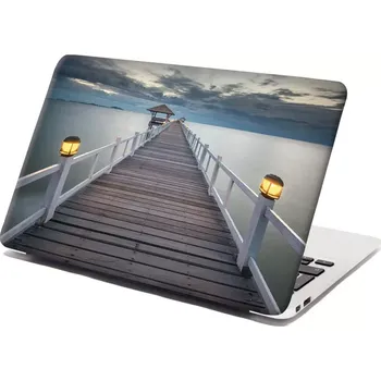 samolepka Sablio Samolepka na notebook Dřevěné molo - 29x20 cm