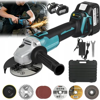 úhlová bruska AKUMULATOROVÁ ÚHLOVÁ BRUSKA BRUSKA 2 BATERIE