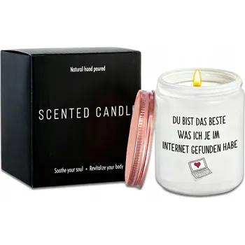 Svíčka PŘÍRODNÍ VONNÁ SVÍČKA SÓJOVÁ Levandule 200g