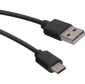 Datový kabel Kabel TelForceOne USB - USB-C 1 m černý