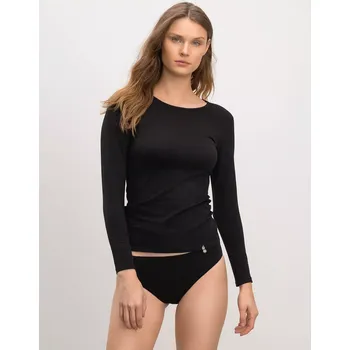 Dámské tričko Dámské triko s dlouhým rukávem 21921 Černá - Vamp černá XL