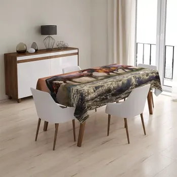 ubrus Sablio Ubrus Koně ve vodě - 90x90 cm