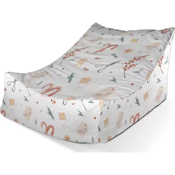 Sedací pytel Sablio Sedací vak Lounge Sváteční dílna - 80 x 95 x 50 cm