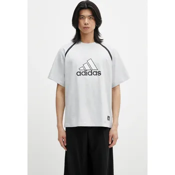 Pánské tričko Bavlněné tričko adidas Originals Badge Tee IM7839 šedá 09X, vel. XL