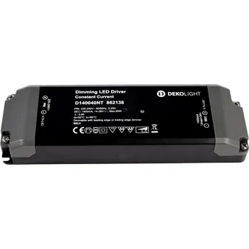 Příslušenství pro svítidlo LIGHT IMPRESSIONS Deko-Light napájení BASIC D140040NT konstantní proud 1400 mA IP20 stmívatelné 14-28V DC 40W - LIGHT IMPRESSIONS IMPR 862138