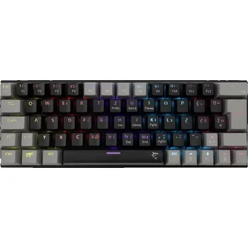 Klávesnice White Shark WAKIZASHI 2, černo-šedá (US + červené switche) WAKIZASHI-2-US-B-G-R